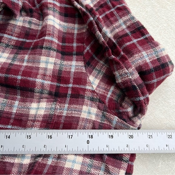 Madewell Flannel Sunday Shirt in Mahaska Plaid With pockets Women's Size XS - Picture 5 of 8